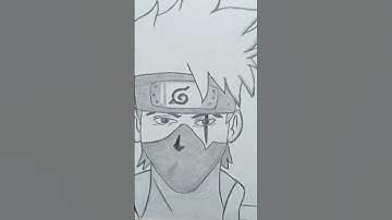 How to draw Kakashi Hatake ?! Anime drawing step by step ✨ Easy drawing ideas for beginners ✨