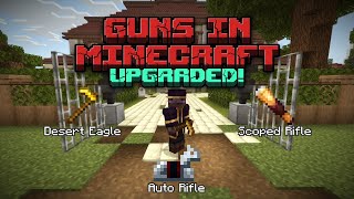 Updated Guns in Minecraft Tutorial! (Bedrock Command Tutorial)