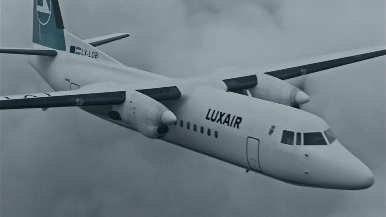 Luxair Flight 9642 - Crash Animation - YouTube