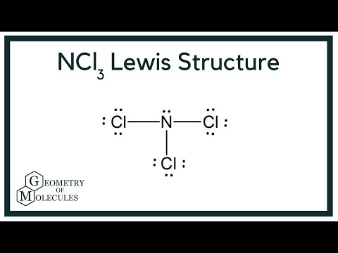 NCl3 Lewis Structure (Nitrogen Trichloride) - YouTube
