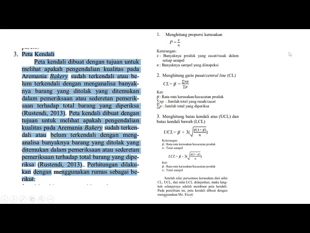 Statistical Quality Control: Studi Kasus class=