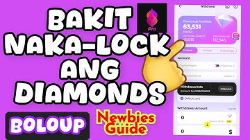 [BOLOUP] LOCK DIAMONDS sa boloup,paano ma unlock?