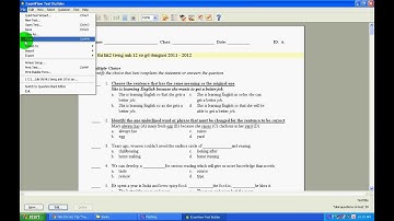 [thaytro.net]Phần 2: Tạo đề trắc nghiệm trên moodle[examview]