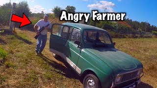 Angry Farmers Vs Four Wheeler