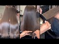 Press/Haircut on my daughters hair | Olivia Marie Haircut | How I Shampoo my clients ft Osensia