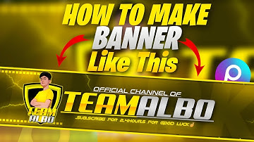 HOW TO MAKE BANNER LIKE THIS IN PICSART APP WITH MASCOT #viralvideo