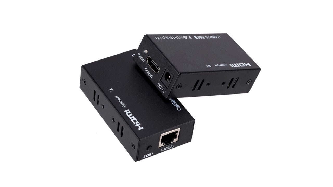 Extensor Hdmi A Hdmi 1080p Cable Utp Cat5/6 20 Metros