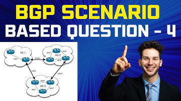 BGP Scenario-Based Question | BGP Interview Question -4 #ccie