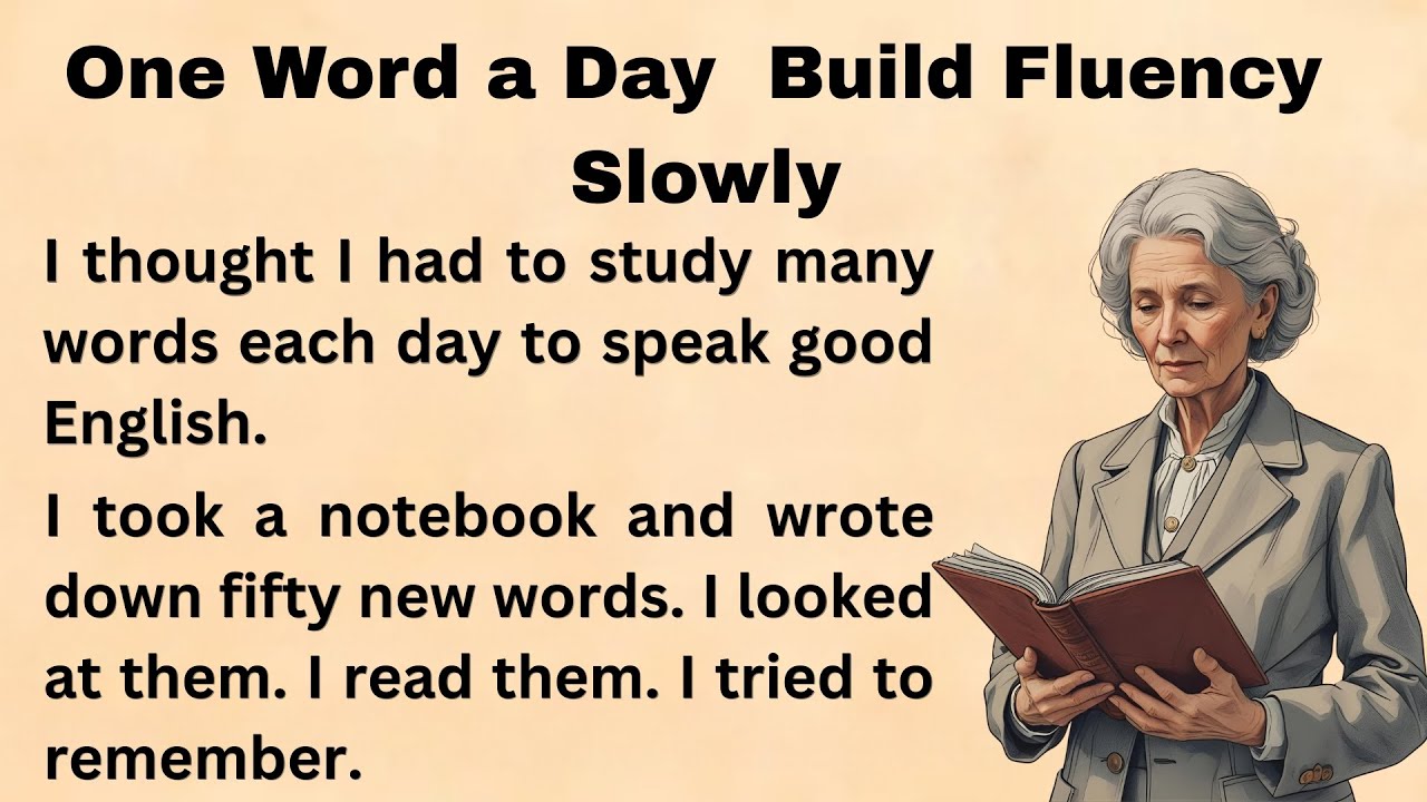 How To Improve Your English || One Word a Day – Build Fluency Slowly ...