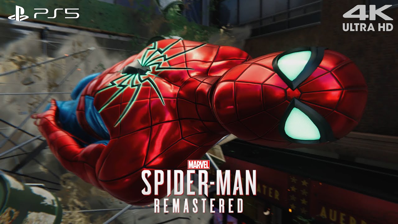 One of the Best Scenes In Marvel's Spider Man Remastered (4K HDR 60 FPS