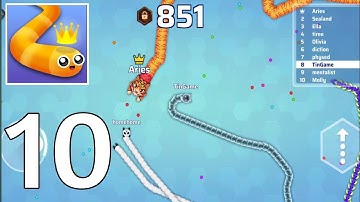 Snake I.O Game | Gameplay Walkthrough - Aries Like Lion 😄 - Part 10 - (Android,IOS) 