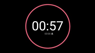 57 Second Countdown Timer / iPhone Timer Style