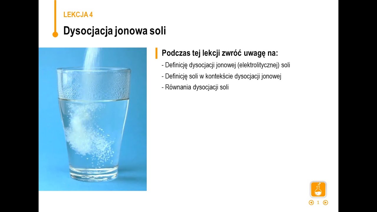Test Z Soli Klasa 8 Nowa Era Chemia - klasa 8 - Dysocjacja jonowa soli - YouTube
