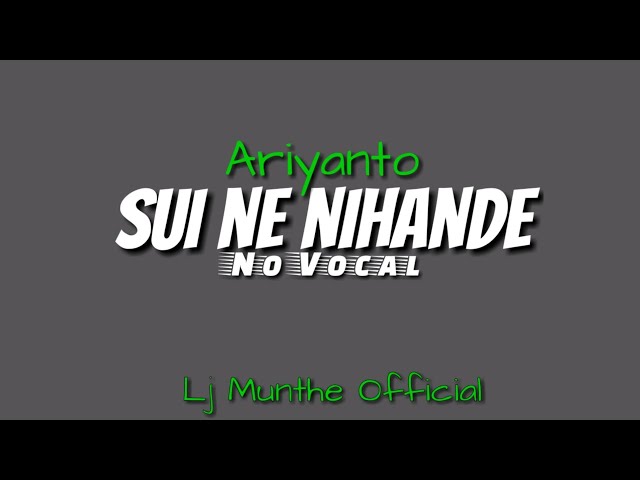 Sui Ne Nihande - Ari ( Lagu Alas Karaoke ) class=