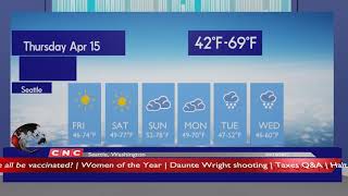 Weather Forecast Seattle, Washington  ▶ Seattle weather Forecast and local news 04/15/2021