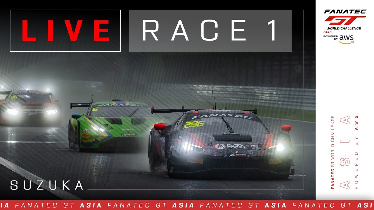 LIVE | Race 1 | Suzuka | Fanatec GT Asia 2024 - YouTube