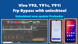 Vivo Y91i frp bypass by unlocktool, vivo all model mtk preloader support new security #ibypassnepal