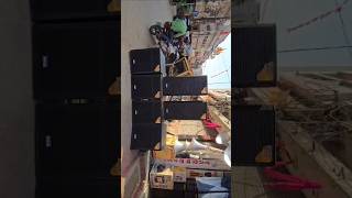 Ahuja 1500w bass sound check || ahuja DJ setup #shorts #youtubeshorts #yt #viralvideo #ahuja #dj