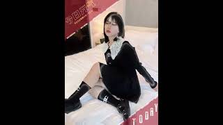 Today Is A Japanese And Korean Style Short Skirt Suit