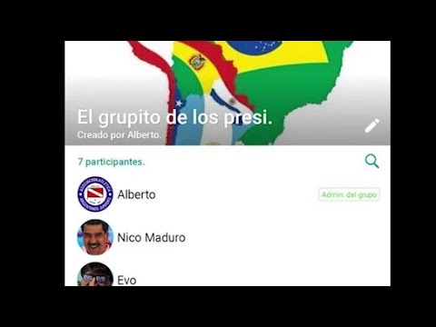 EL CHAT DE LOS PRESIDENTES LATINOAMERICANOS