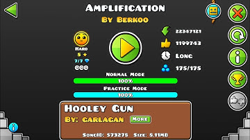 Amplification by Berkoo |Geometry dash| [All coins] complete 100%