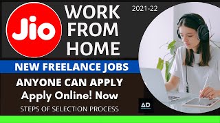 Jio Work From Home Jobs/New Jobs Any one can Apply/Freelancer jobs/full selection process 2021-22 screenshot 2