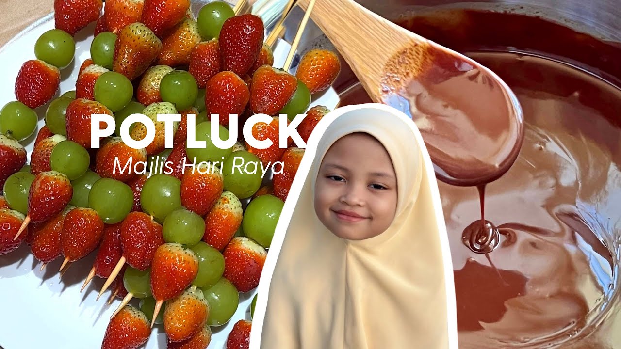 Siti Aisyah: Potluck Hari Raya (Fruits & Chocolate Sauce)🌟 - YouTube