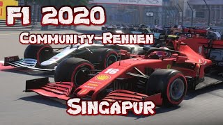 Stream-Aufzeichnung vom 2.5.2021, F1 2020-Communityrennen & Talk, Strecke: Singapur