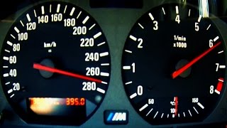 BMW M3 E36 Acceleration 0-270 3.2L Onboard Sound Autobahn Highway Autostrada