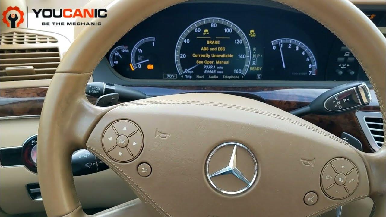 MERCEDESBENZ WON'T DRIVE Traction Control Light Flashing, Speed