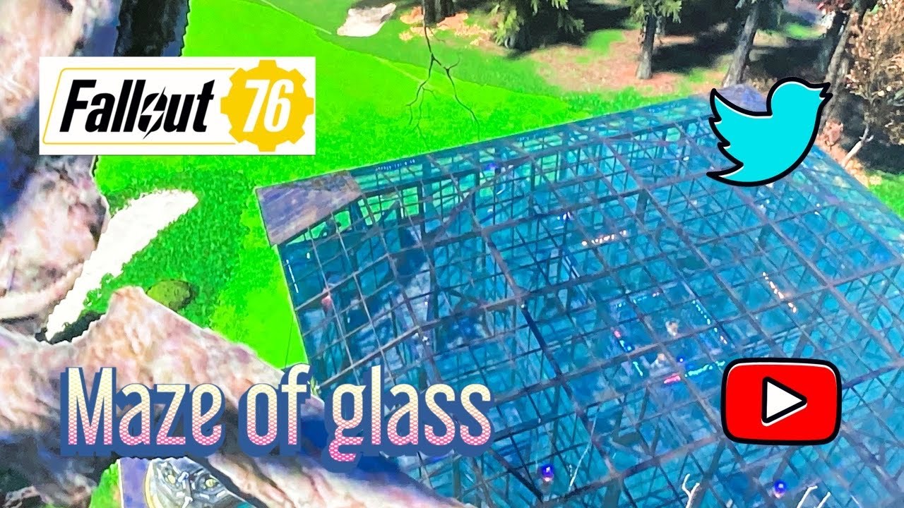 Fallout 76 Halloween maze of glass