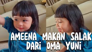 Live Ameena Makan Salak Bareng Sus Iroh #ameenahannanuratta #attahalilintar #aurelhermansyah #short