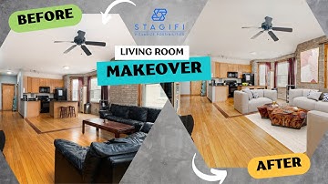 🏡 Virtual Staging Real Estate Before and After | Living & Bedroom Makeover by Stagifi