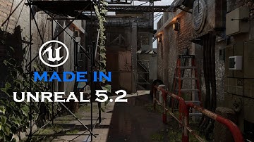 Unreal Engine 5.2 | UE 5 | Urban Slum Level | #unrealengine5  #megascans  #cgi