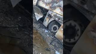 Азербайджан нанес удар по гражданскому автобусу в городе Варденис в Армении