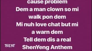 Shenseea - ShenYang Anthem lyrics