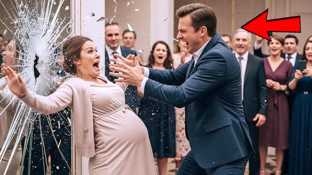 El Esposo Empuja Sin Piedad A Su Esposa Embarazada Contra Un Espejo, Dejando A Todos En Shock