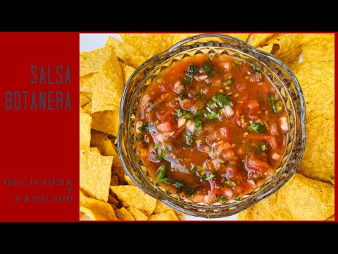 SALSA PARA CHIPS ESTILO RESTAURANTE | SALSA BOTANERA