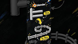 Blender Array Modifier #blender #3d #3dmodeling
