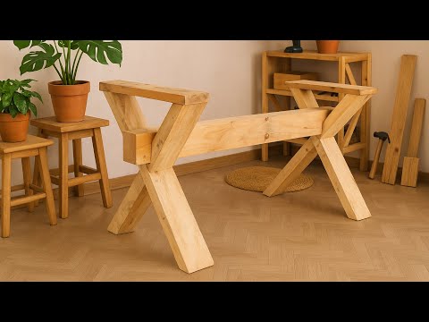 Como fazer Pé para mesa super reforçado