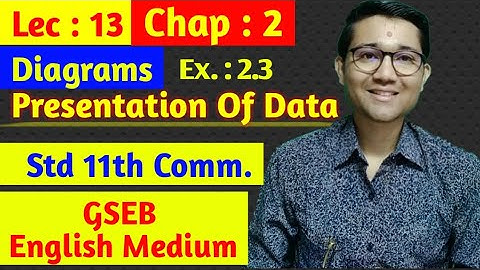 Std 11th - statistics chp 2 - Presentation of data | Lec 13 | GSEB | English medium |