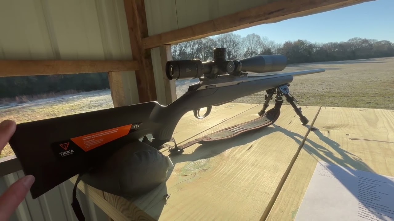 TIKKA, 270 Winchester, 130 grain Norma Whitetail, ammunition, cold morning, meat buck