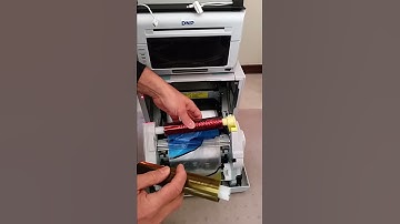 DNP RX1HS paper roll & ribbon loading