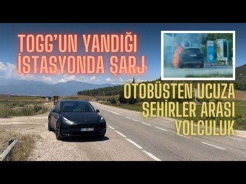 Otobüsten Daha Ucuza Şehirlerarası Yolculuk / İskenderun-Gaziantep / Yanan Togg İstasyonunda Şarj