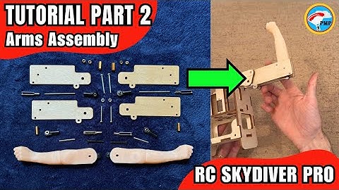 How To Build your RC Skydiver Pro | Tutorial Part 2 | Arms Assembly | RC Plane & Hobby