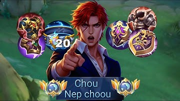 TUTORIAL CHOU ROAM FULL GAMEPLAY&BEST SECRET ROTATION FOR EASY WIN!!(watch till end)