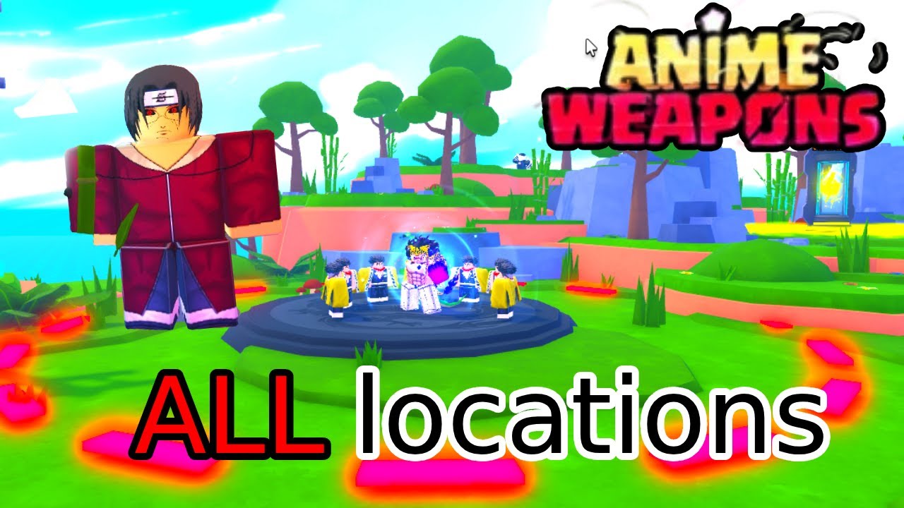 ALL SECRET BOSS LOCATIONS In Anime Weapons! Roblox - YouTube