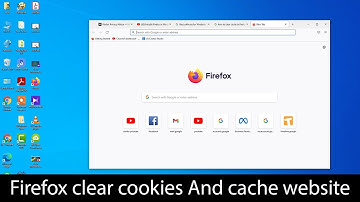 How to clear cache in Firefox windows 10