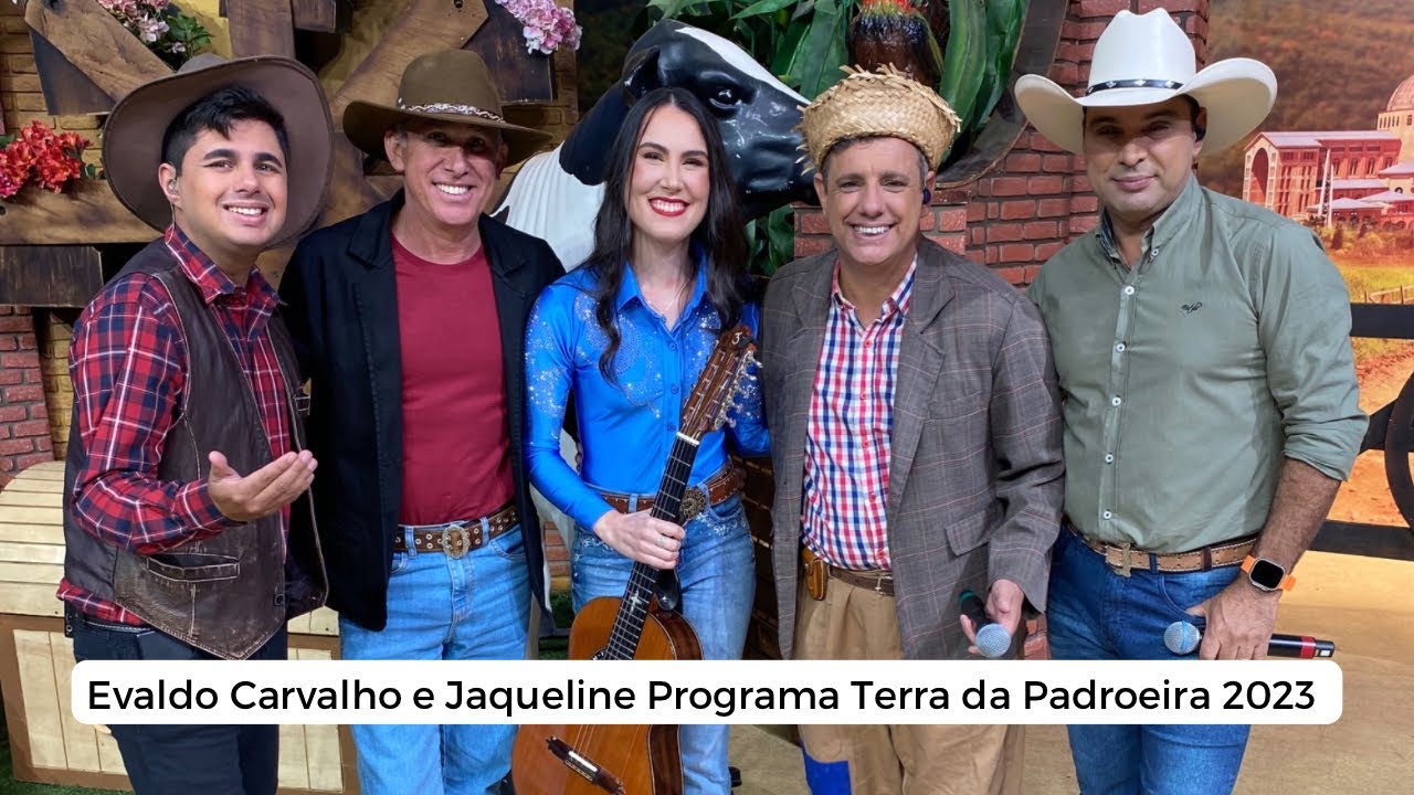Evaldo Carvalho e Jaqueline prestam homenagem ao Duo Glacial no programa Terra da Padroeira!