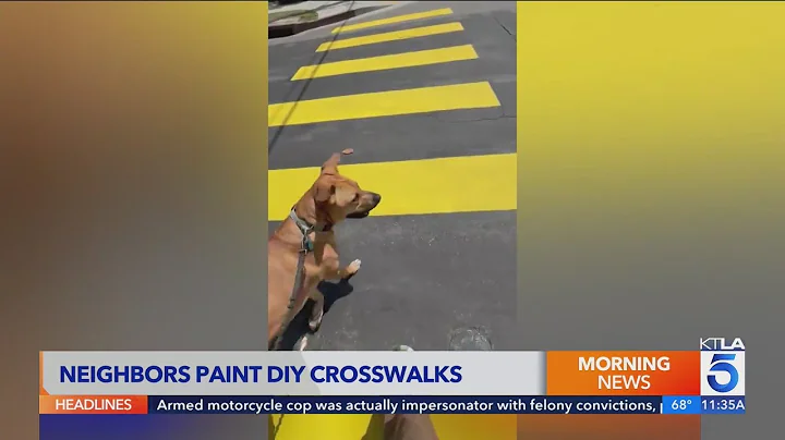 Sawtelle residents painting their own crosswalks in safety effort